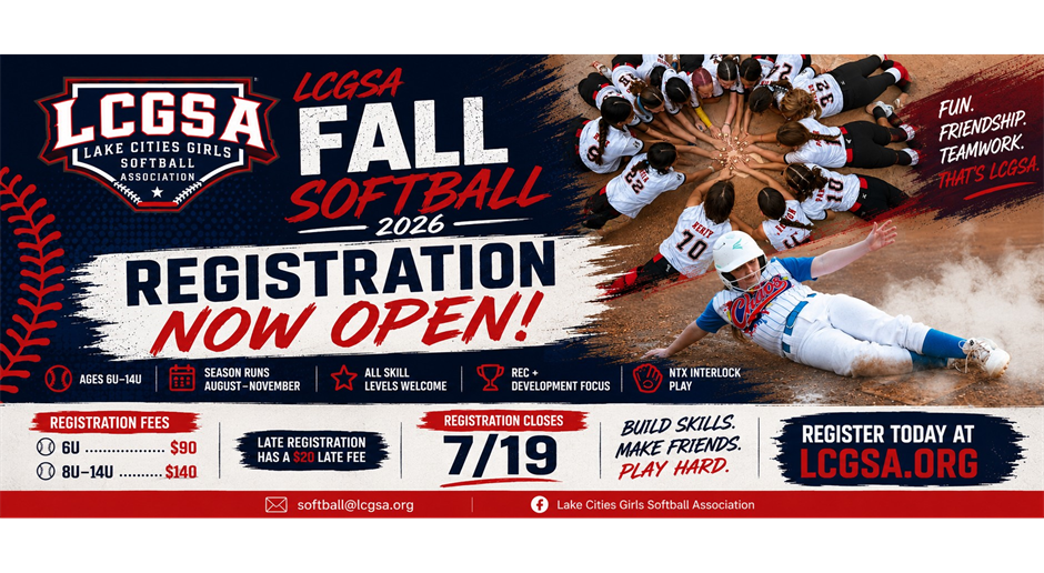 Fall 2026 Registration Open